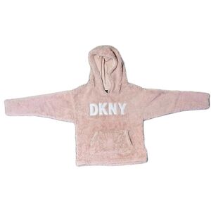 DKNY Kids Pink Fleece Hoodie Size 5T-6T